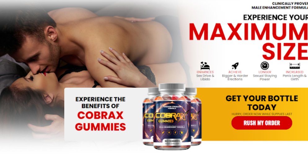 CobraX Male Enhancement Gummies USA: A Comprehensive Reviews
