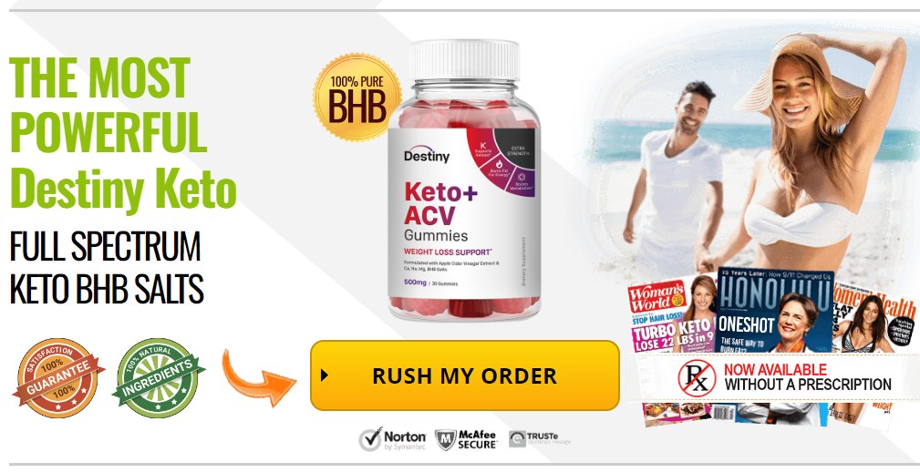Destiny Keto ACV Gummies Ingredients List – Losing Weight Quickly (USA)
