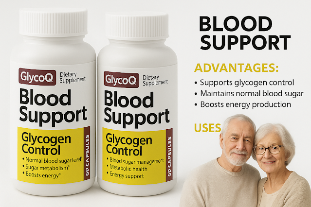 GlycoQ Blood Support Capsules (CA, AU, NZ, IL)